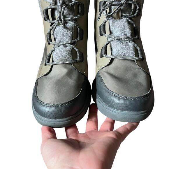 Sorel Womens Explorer II Carnival Felt Boot Snow Winter Waterproof Sage Stone 11 - Picture 7 of 11